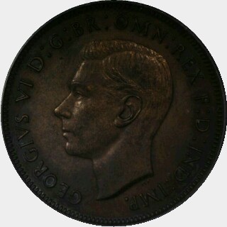 1937 Proof One Penny obverse