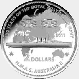 2011 Proof Two Dollar reverse