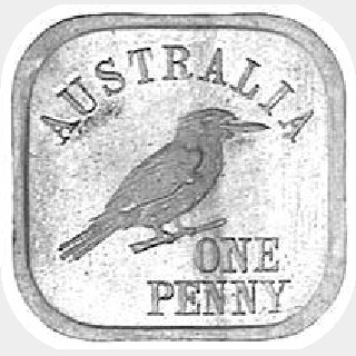 1920 Type 8 One Penny reverse