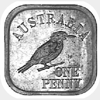 1920 Type 10 One Penny reverse