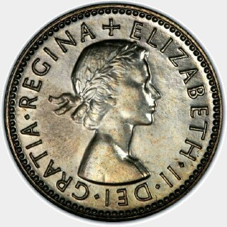 1953 Proof Sixpence obverse