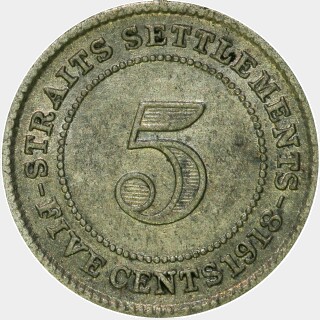 1918  Five Cent reverse