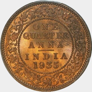 1935(c)  One Quarter Anna reverse