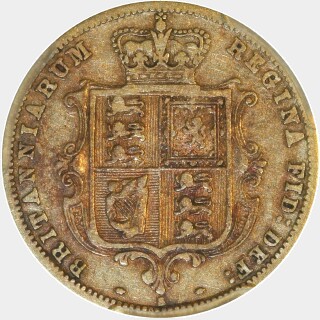 1881-S Crenulated Reverse Half Sovereign reverse