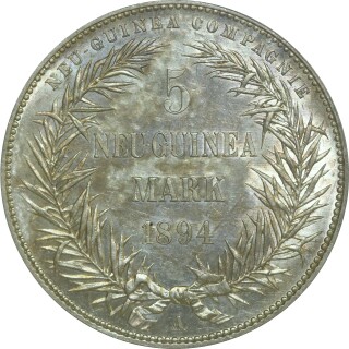1894-A  Five Mark reverse