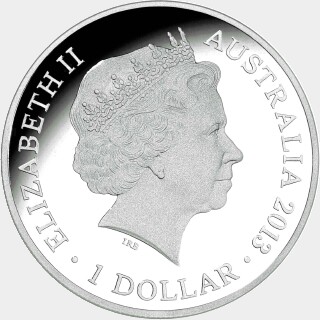 2013 Proof One Dollar obverse
