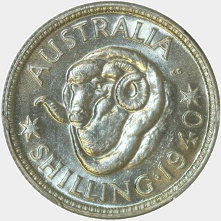 1940  One Shilling reverse