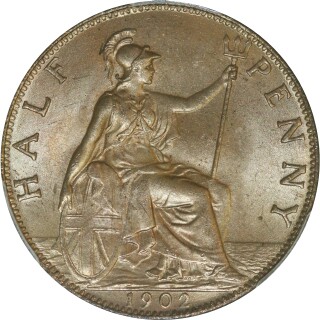 1902  Half Penny reverse