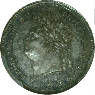 1824 Prooflike Two Pence obverse