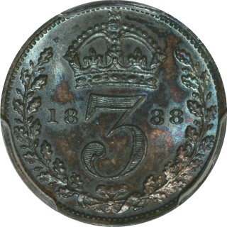 1888  Threepence reverse