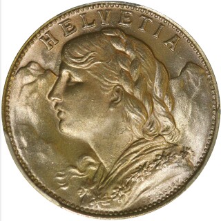1949-B  Twenty Franc obverse