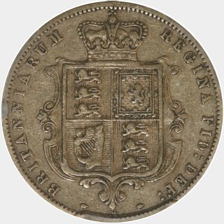 1886-M  Half Sovereign reverse