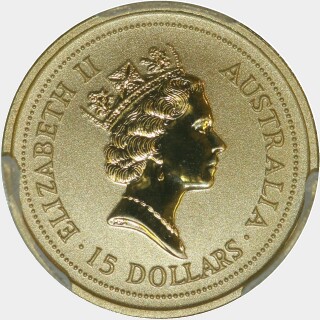 1998-P Gold Fifteen Dollar obverse