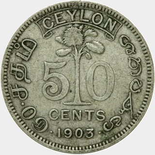 1903  Fifty Cent reverse