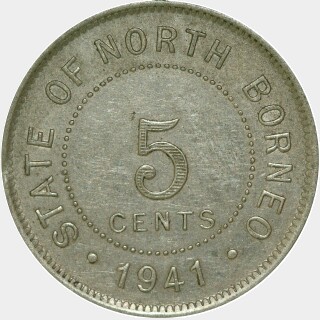 1941-H  Five Cent reverse