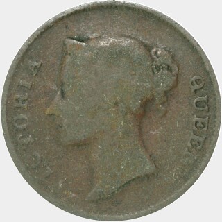1845 Sans WW One Cent obverse