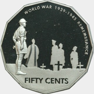 2005 Proof Fifty Cent reverse
