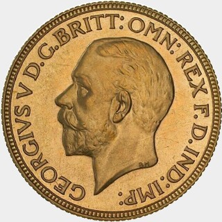1930-M Proof Full Sovereign obverse