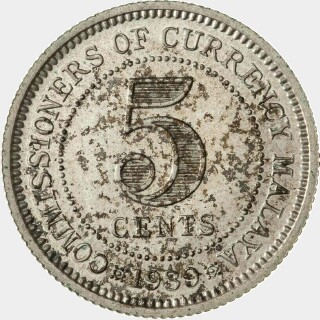 1941 Proof Five Cent reverse