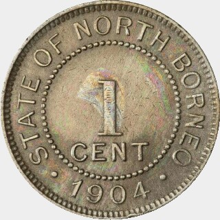 1904-H  One Cent reverse