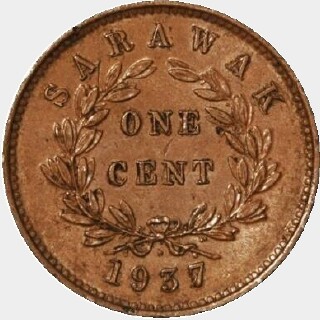 1937-H Proof One Cent reverse