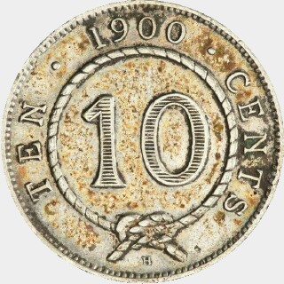 1900-H  Ten Cent reverse