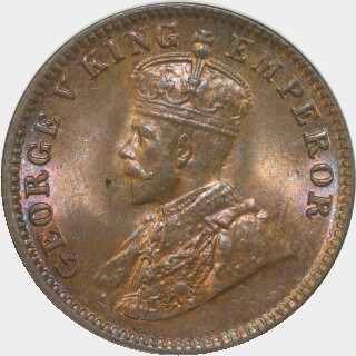 1919(c)  Quarter Anna obverse
