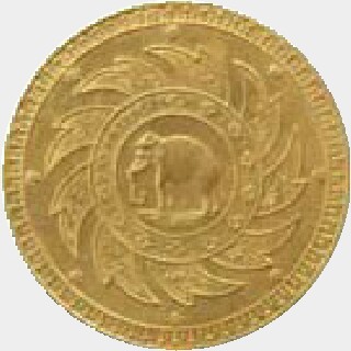 No Date Gold Eight Fuang (Baht) reverse