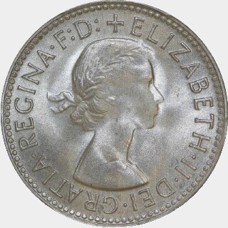 1957  One Shilling obverse