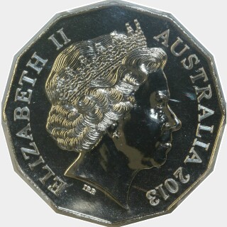 2013  Fifty Cent obverse