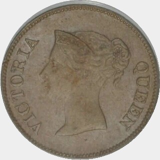 1845 Proof With WW Quarter Cent obverse