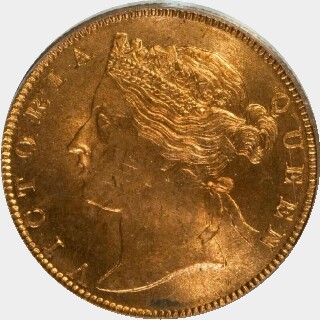 1872-H Proof Half Cent obverse