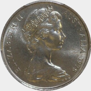 1978  Five Cent obverse
