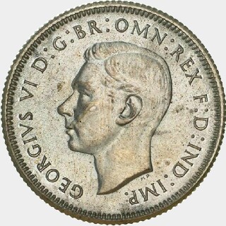 1939 Proof One Shilling obverse