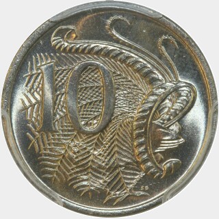 1976  Ten Cent reverse