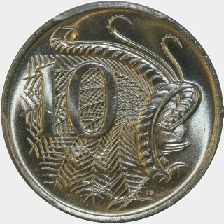 1981  Ten Cent reverse