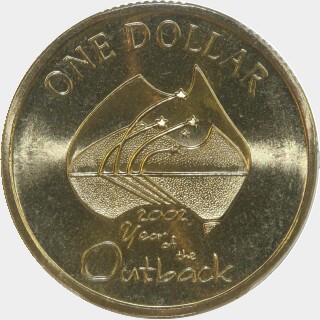 2002  One Dollar reverse