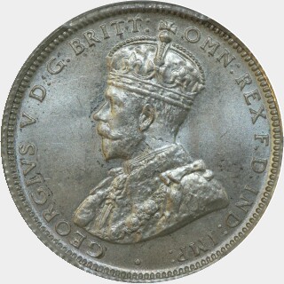 1921-*  One Shilling obverse