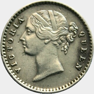 1841  Two Anna obverse
