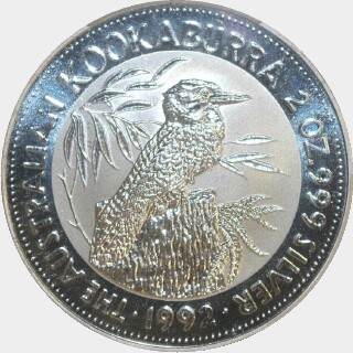 1992-P Silver Two Dollar reverse
