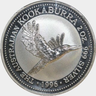 1996-P Silver Perth Coin Fair Privy Two Dollar reverse