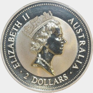 1996-P Silver Two Dollar obverse