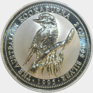 1995-P Silver Two Dollar reverse