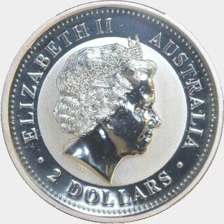 2001-P Silver Two Dollar obverse