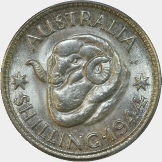 1944-S  One Shilling reverse
