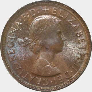 1962(p) Dot after Y Half Penny obverse