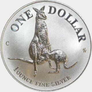 1996-C  One Dollar reverse