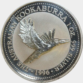1996-P Silver Goya Privy One Dollar reverse