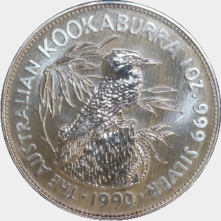 1990-P Silver Five Dollar reverse