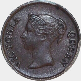 1862  Quarter Cent obverse